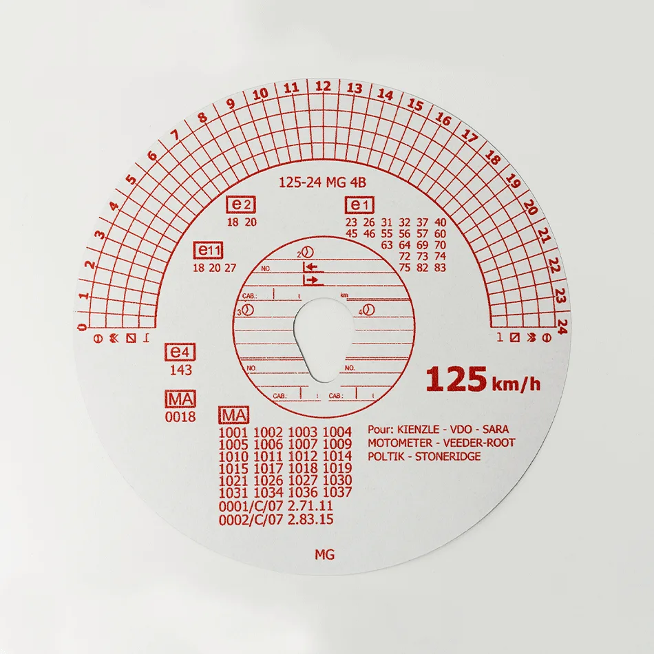 125 Analogue Tachograph Charts - Image 4
