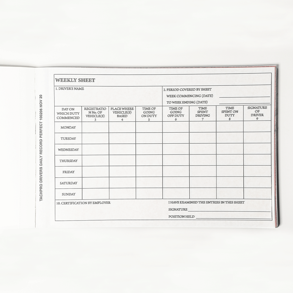 Drivers Daily Logbook 